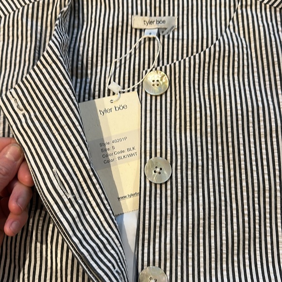 Striped Sleeveless Dress- Tyler Boe Small - Picture 2 of 3